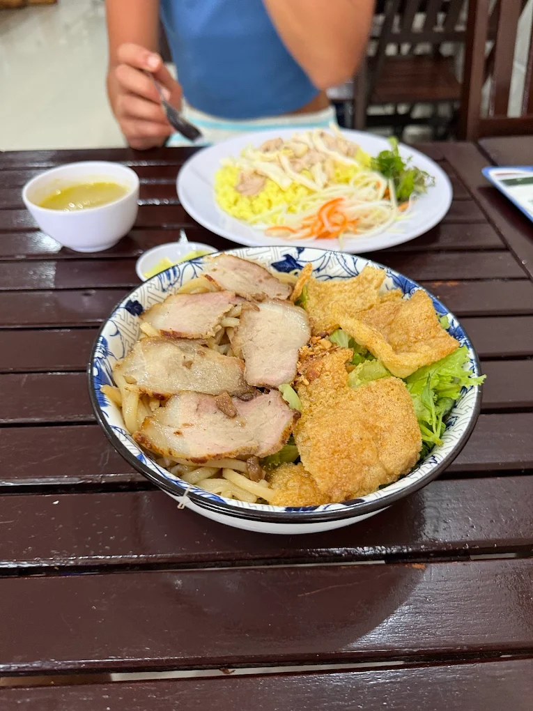 Cao lầu is a traditional noodle specialty and one of Hội An’s most iconic local dishes